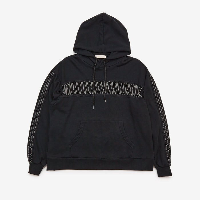 Chain tape hoodie