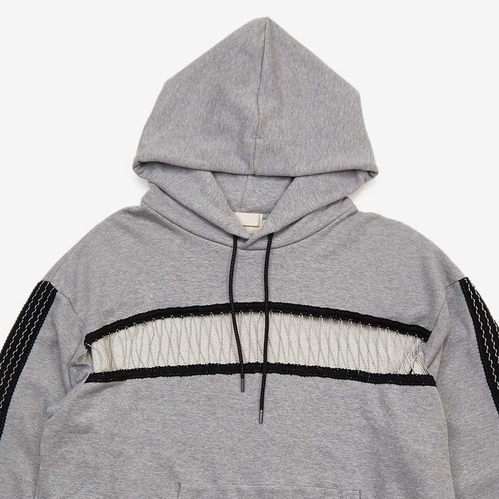 Chain tape hoodie