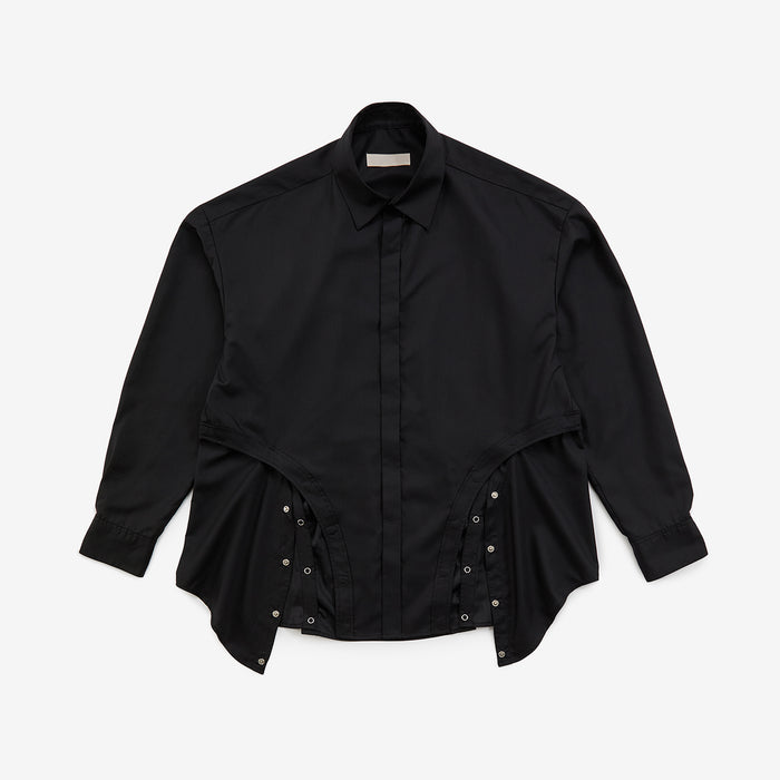Multi-way snap button shirt