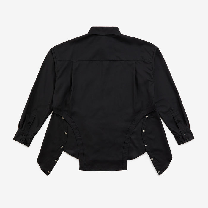 Multi-way snap button shirt