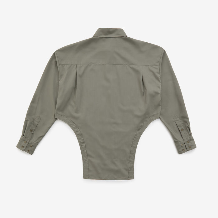 Multi-way snap button shirt