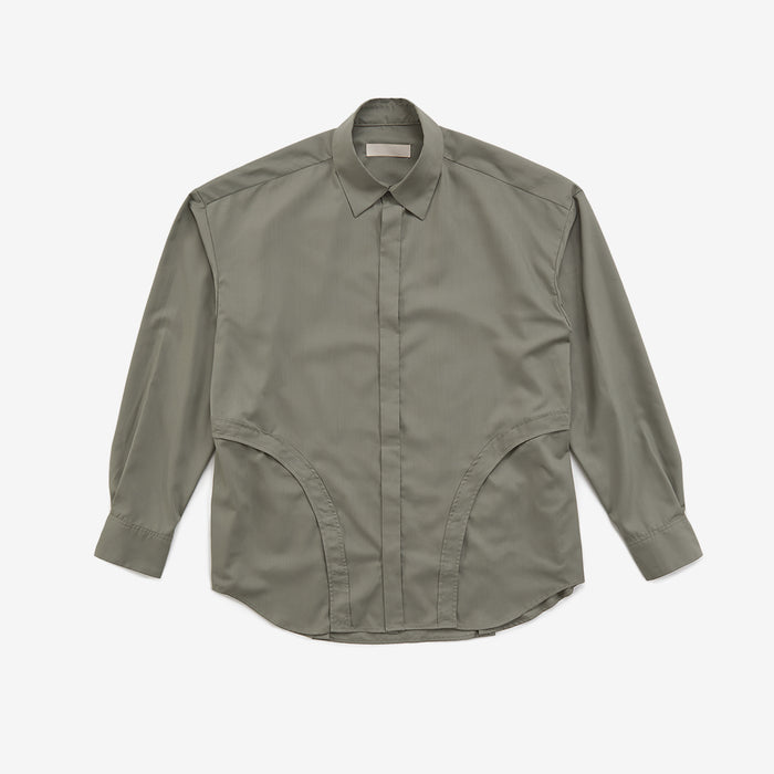 Multi-way snap button shirt