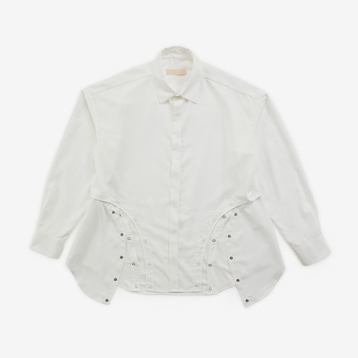 Multi-way snap button shirt