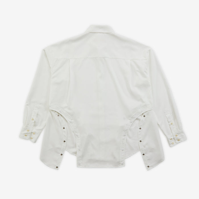 Multi-way snap button shirt