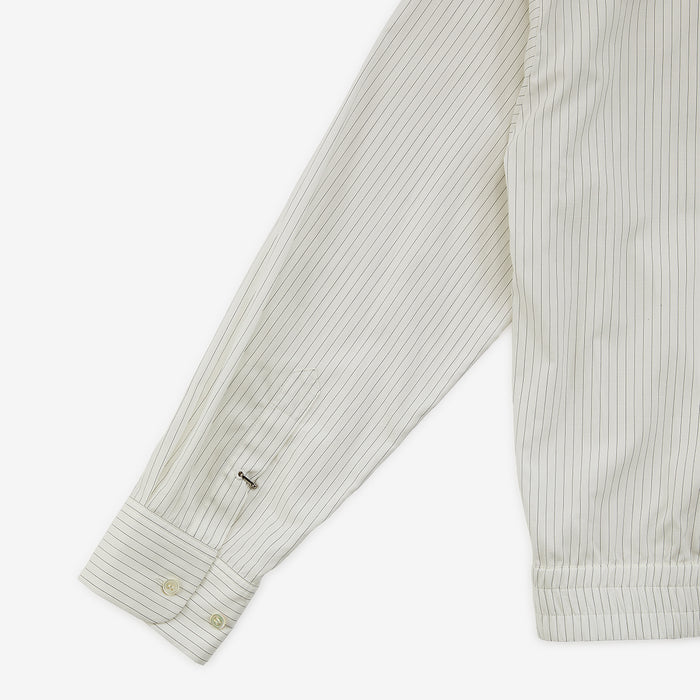 Short length striped shirt