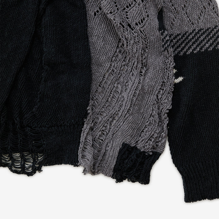Mixed texture Knit