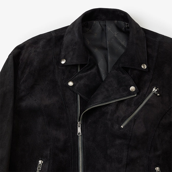 Pig skin leather riders JKT