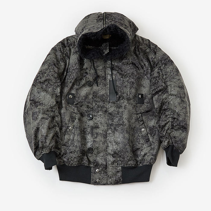 Rust printed N2 Blouson