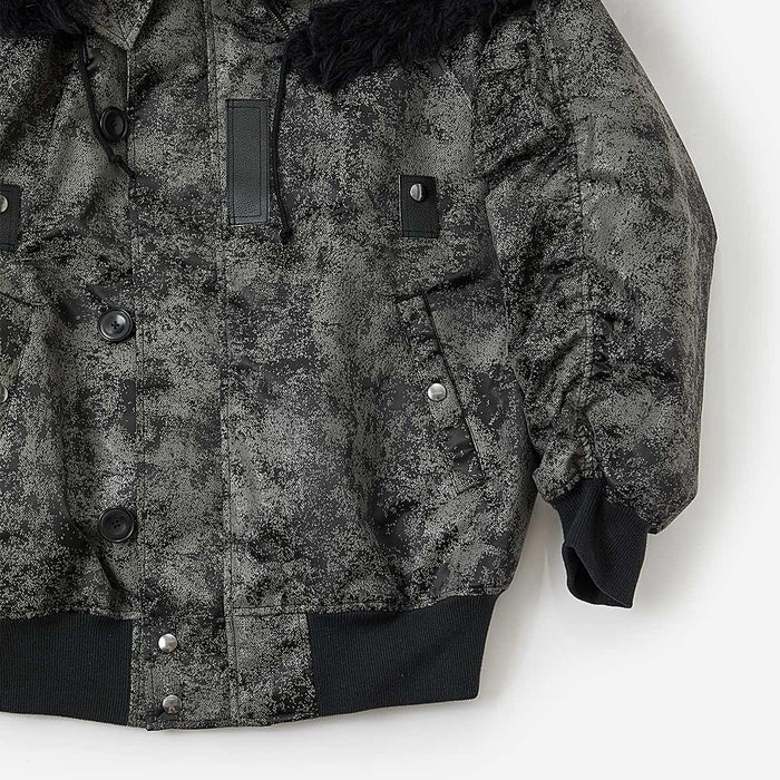 Rust printed N2 Blouson