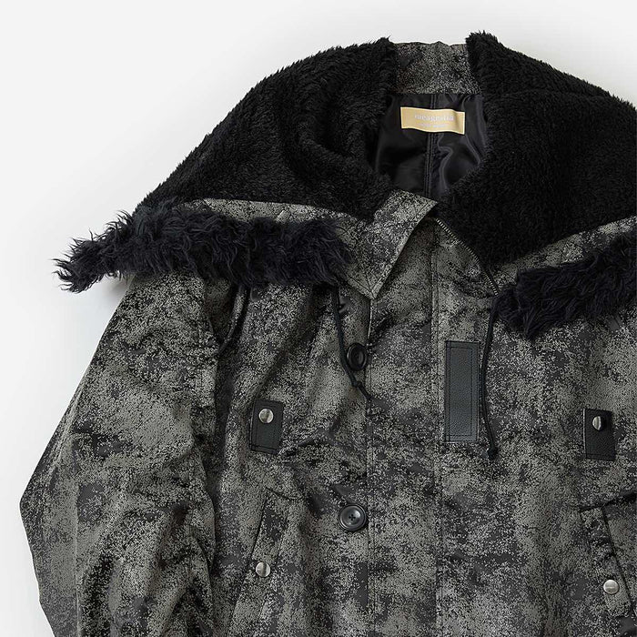 Rust printed N2 Blouson