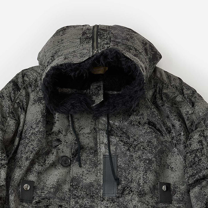 Rust printed N2 Blouson