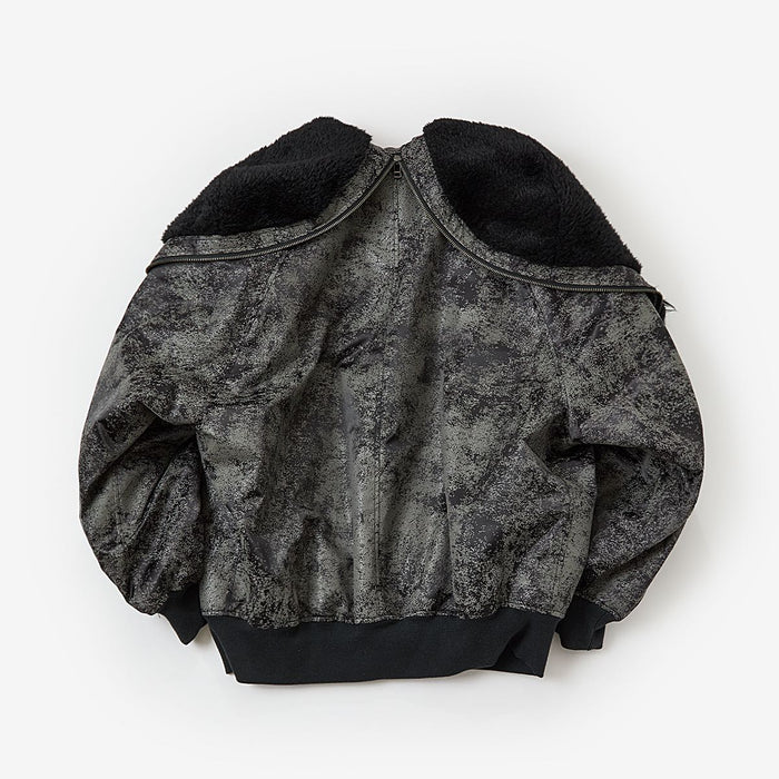 Rust printed N2 Blouson