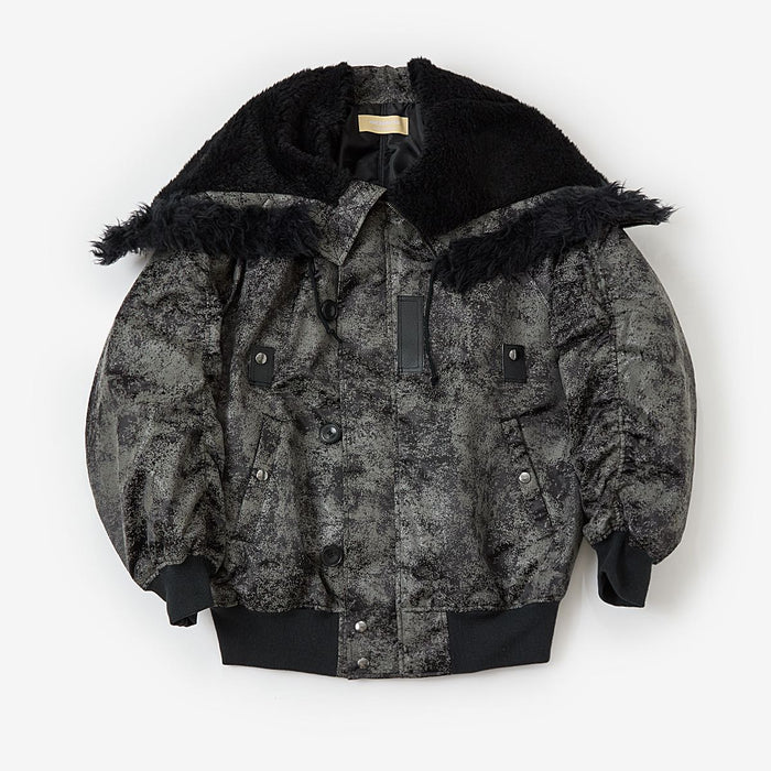 Rust printed N2 Blouson