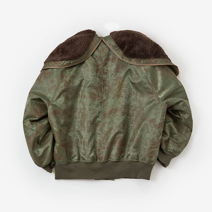 Rust printed N2 Blouson