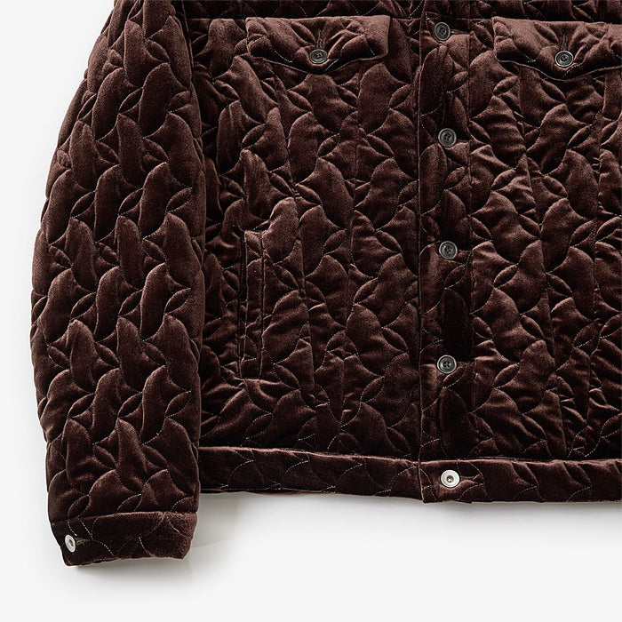 Velor quilting Blouson