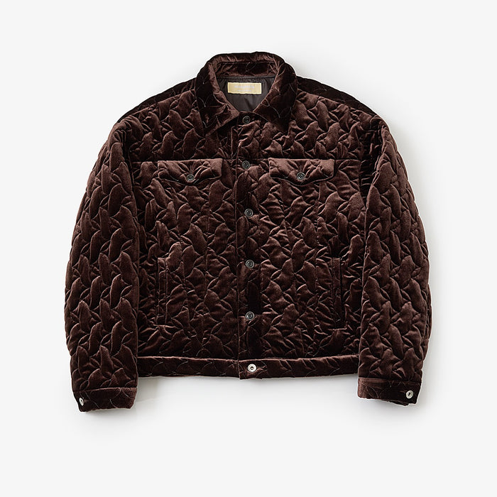 Velor quilting Blouson