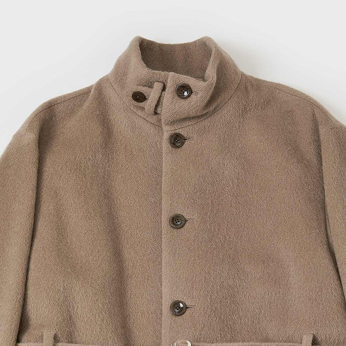 Oversized bal collar coat