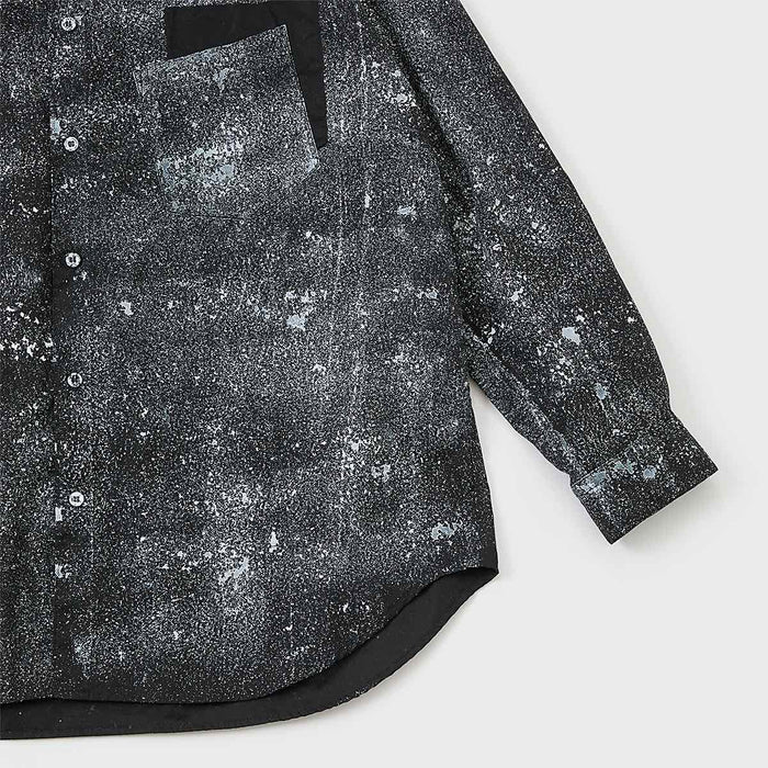 Spray processing shirt