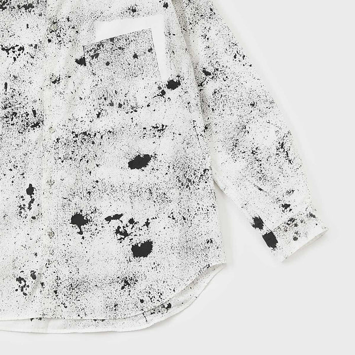 Spray processing shirt