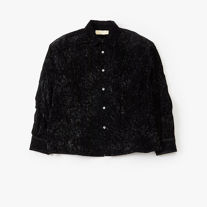 Flock printed washer shirt