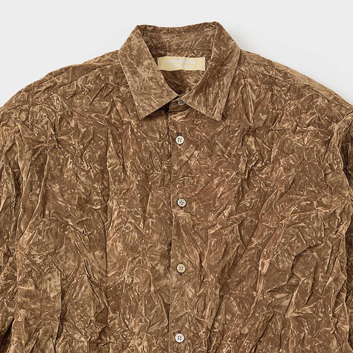 Flock printed washer shirt