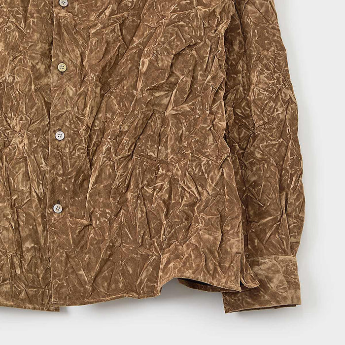 Flock printed washer shirt