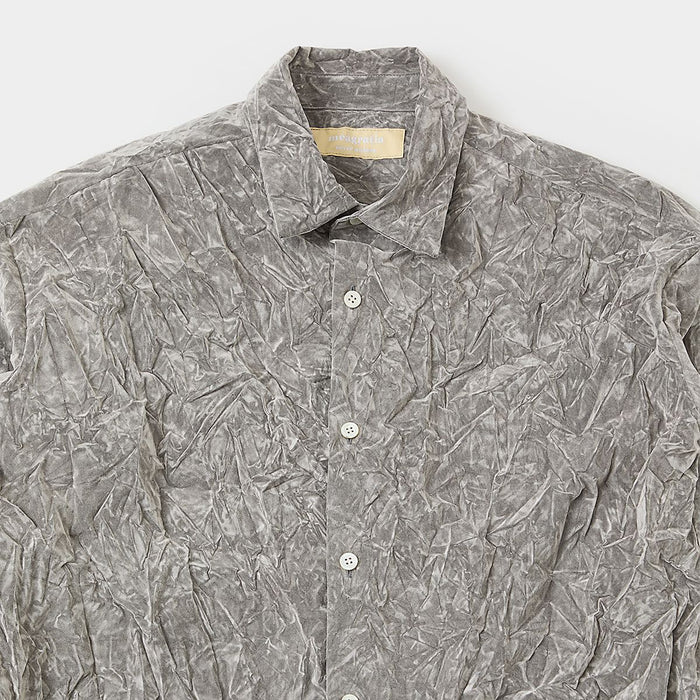 Flock printed washer shirt