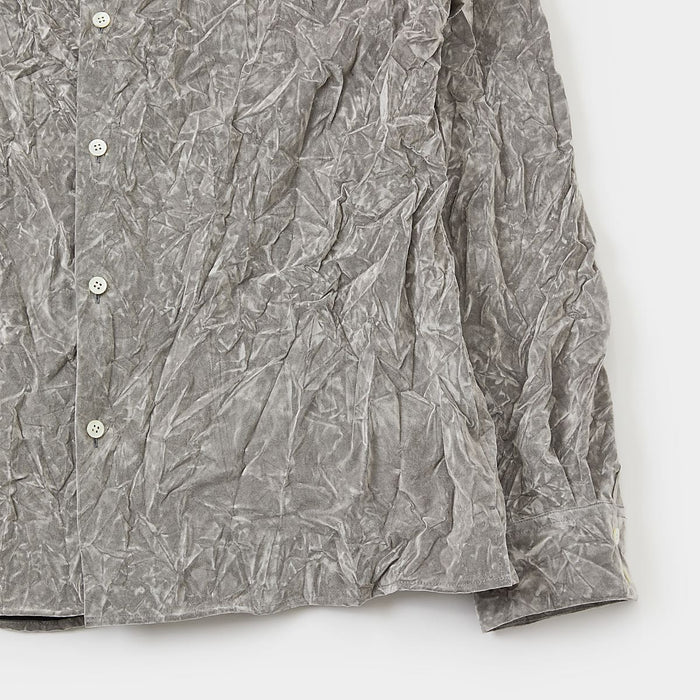 Flock printed washer shirt