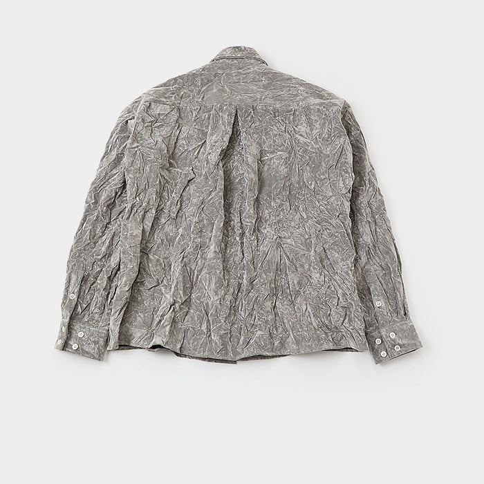 Flock printed washer shirt