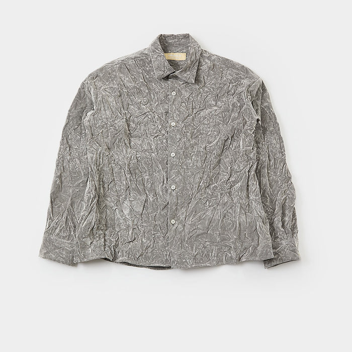 Flock printed washer shirt