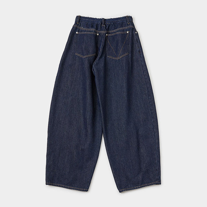 Loose twist yarn denim barrel PT