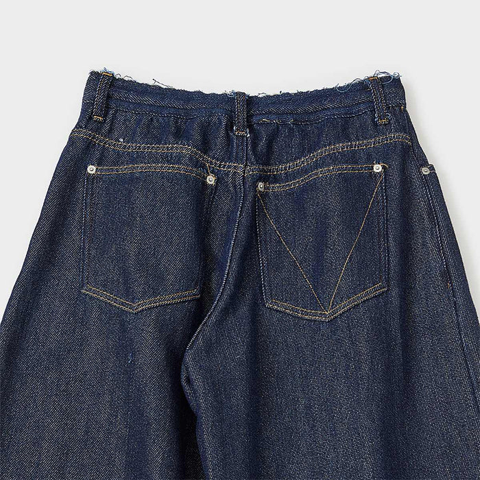 Loose twist yarn denim barrel PT