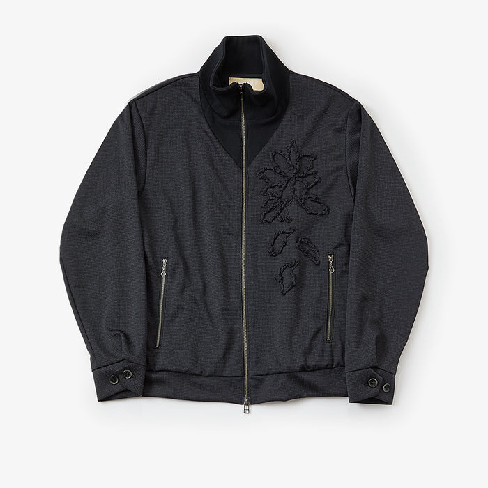 Tape embroidery track JKT gry