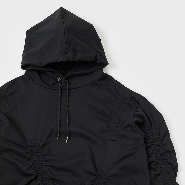Gathered hoodie