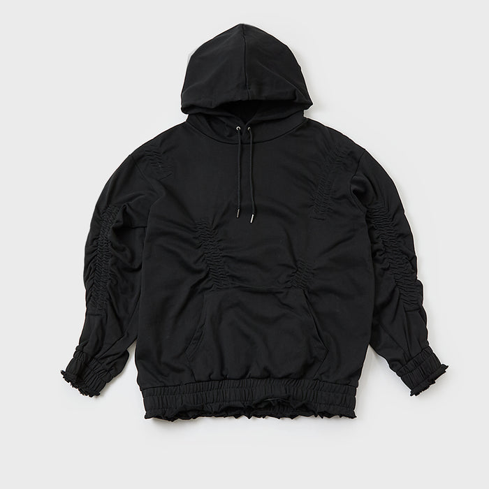 Gathered hoodie