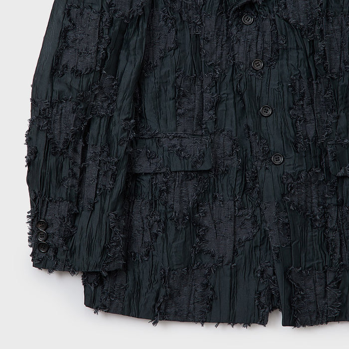 Pleats Cut Jacquard JKT