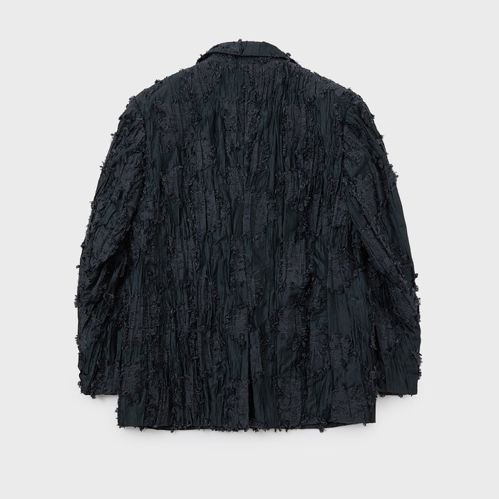 Pleats Cut Jacquard JKT