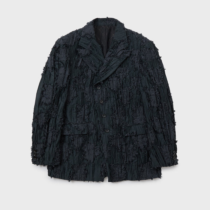 Pleats Cut Jacquard JKT