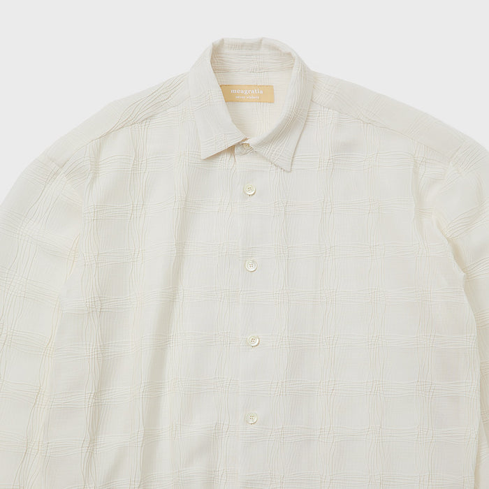 Wave Pleats Shirt