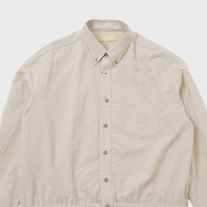 Cotton Linen Short Length Shirt