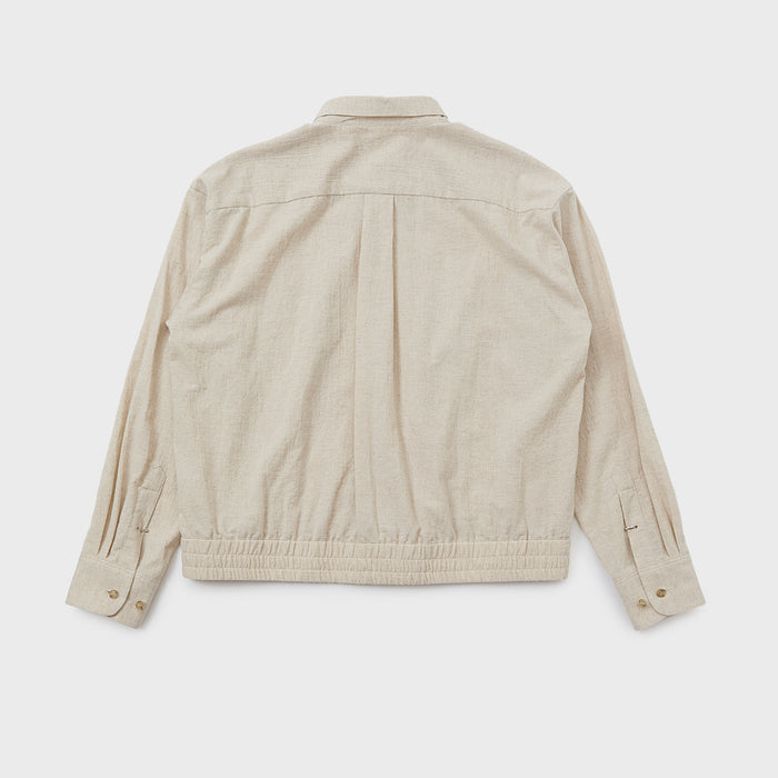 Cotton Linen Short Length Shirt