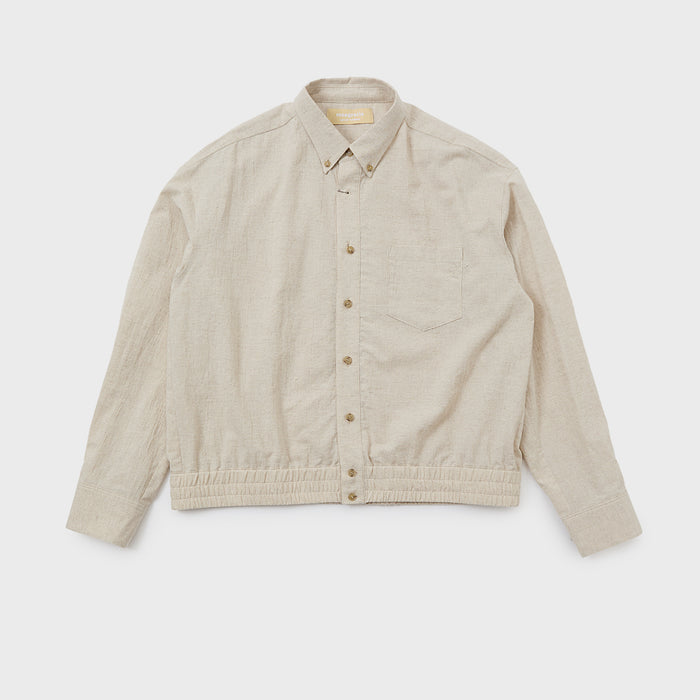 Cotton Linen Short Length Shirt