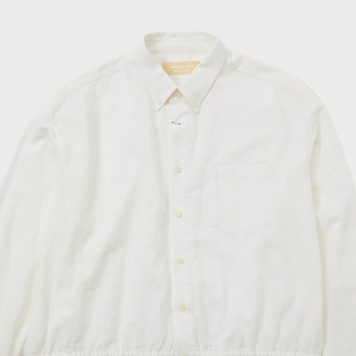 Cotton Linen Short Length Shirt