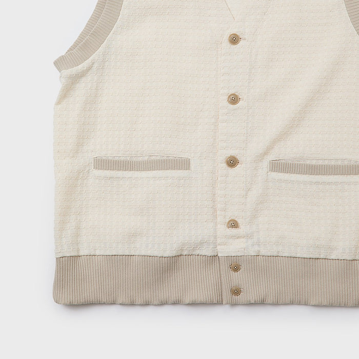 Dobby Waffle Vest