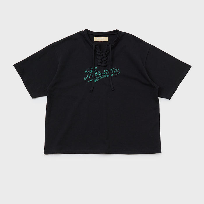 Lace up Sweater Tee
