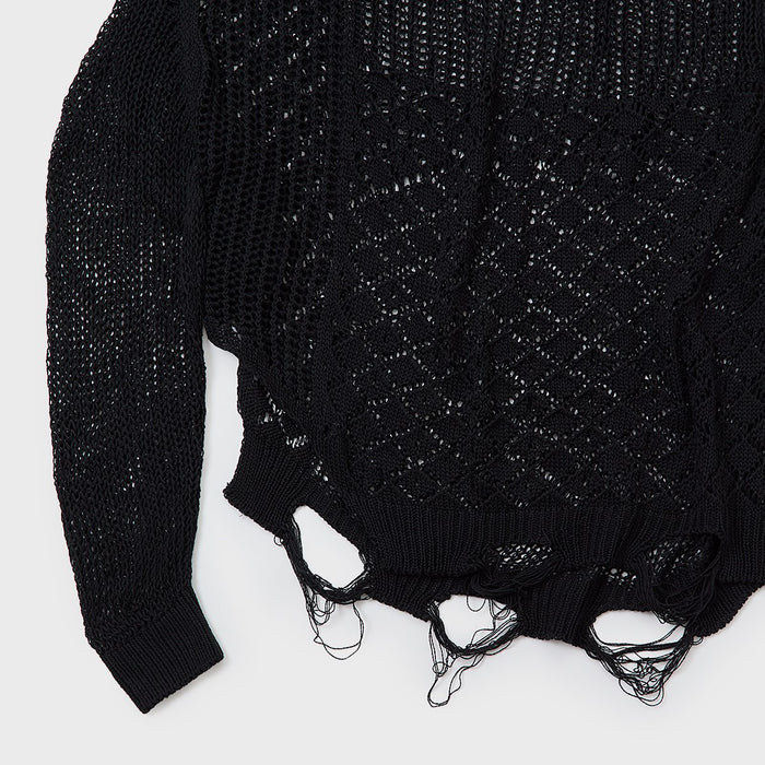 Sheer Loose Knit P/O