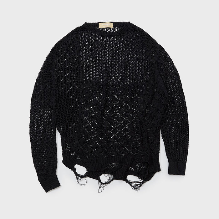 Sheer Loose Knit P/O