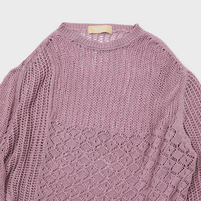 Sheer Loose Knit P/O