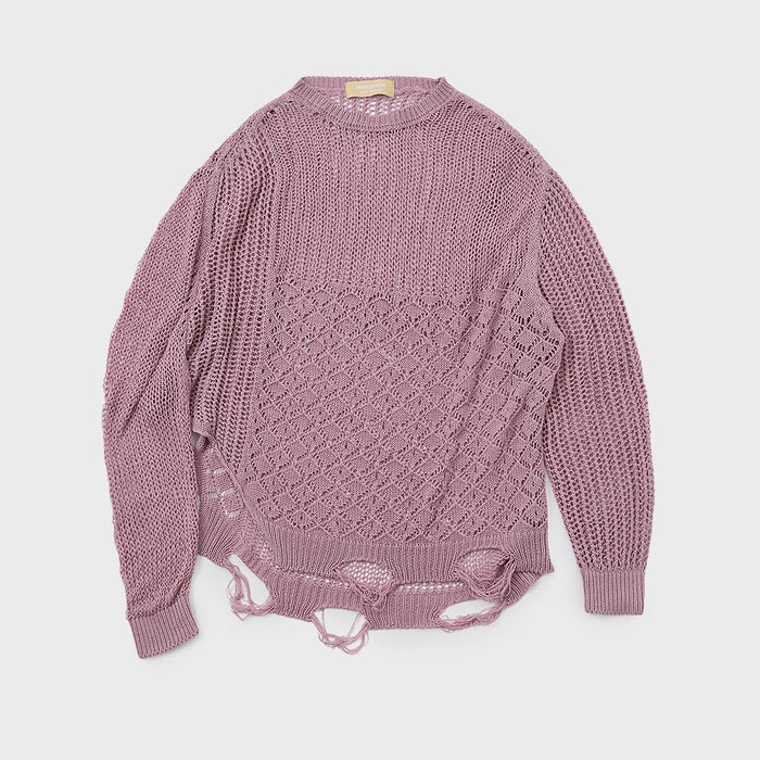 Sheer Loose Knit P/O