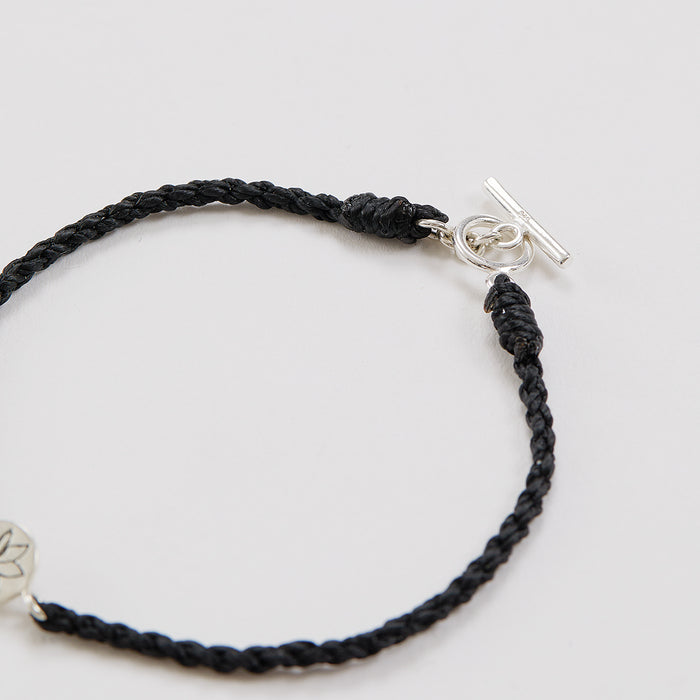 Flower plate rope bracelet